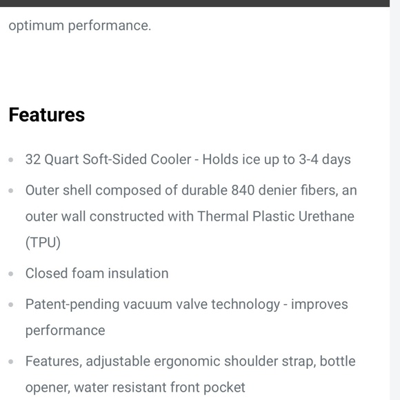 Engel soft sided cooler - Picture 3 of 5